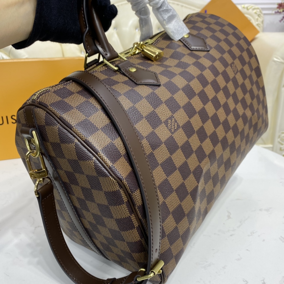 Louis Vuitton SPEEDY BANDOULIERE 35 Damier Ebene Handbag N41366 